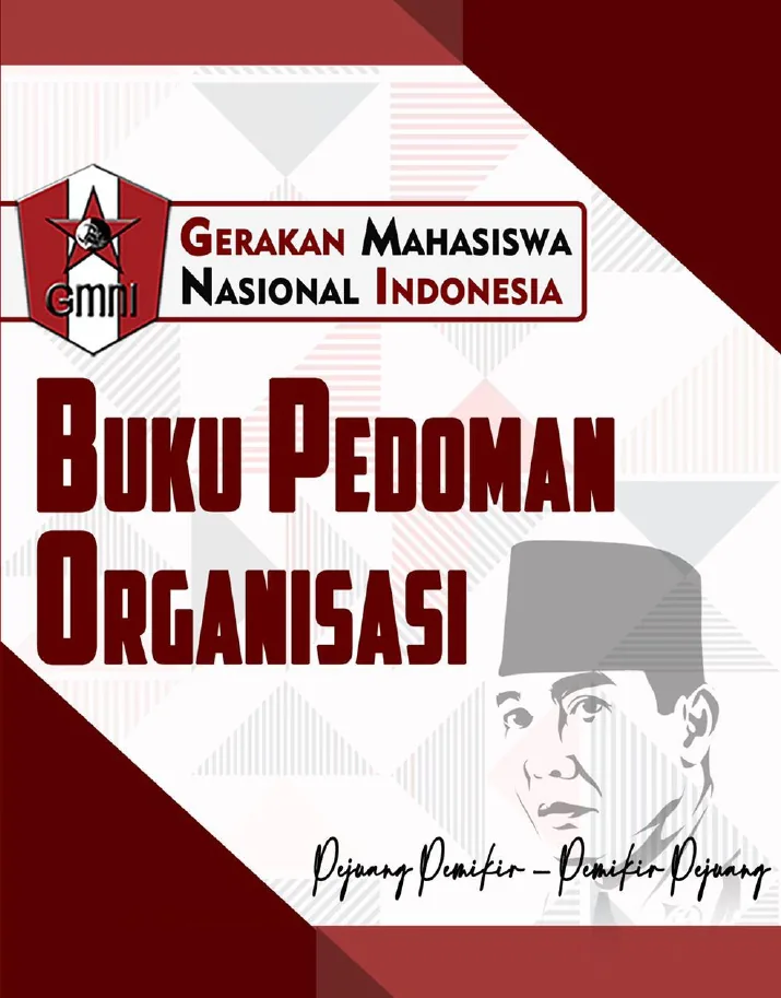 Halaman pertama Buku Panduan Organisasi (PO) GMNI – Edisi Lengkap